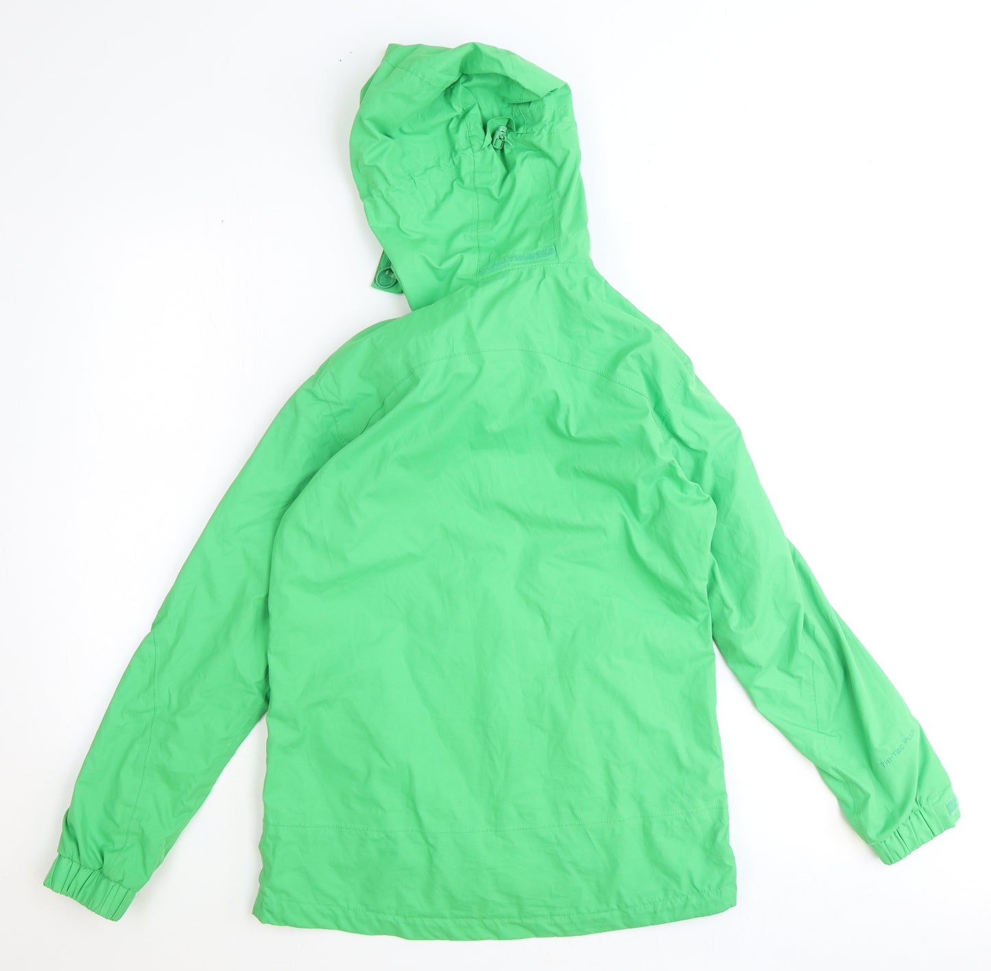 Peter Storm Womens Green Jacket Size 10 Zip - Hooded