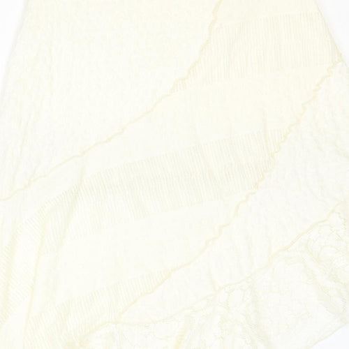 Urban Outfitters Womens Ivory Polyester Peasant Skirt Size M