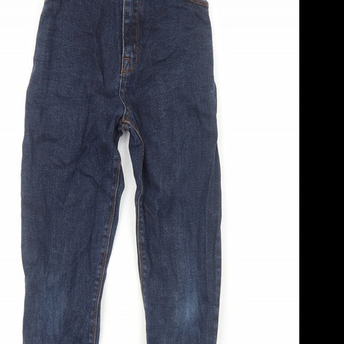 NEXT Boys Blue Cotton Skinny Jeans Size 13 Years Regular Zip