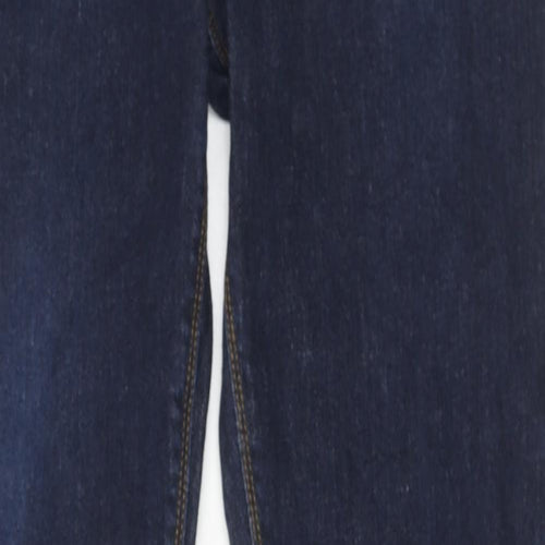 ASOS Mens Blue Cotton Skinny Jeans Size 34 in L34 in Regular Zip - Long Leg