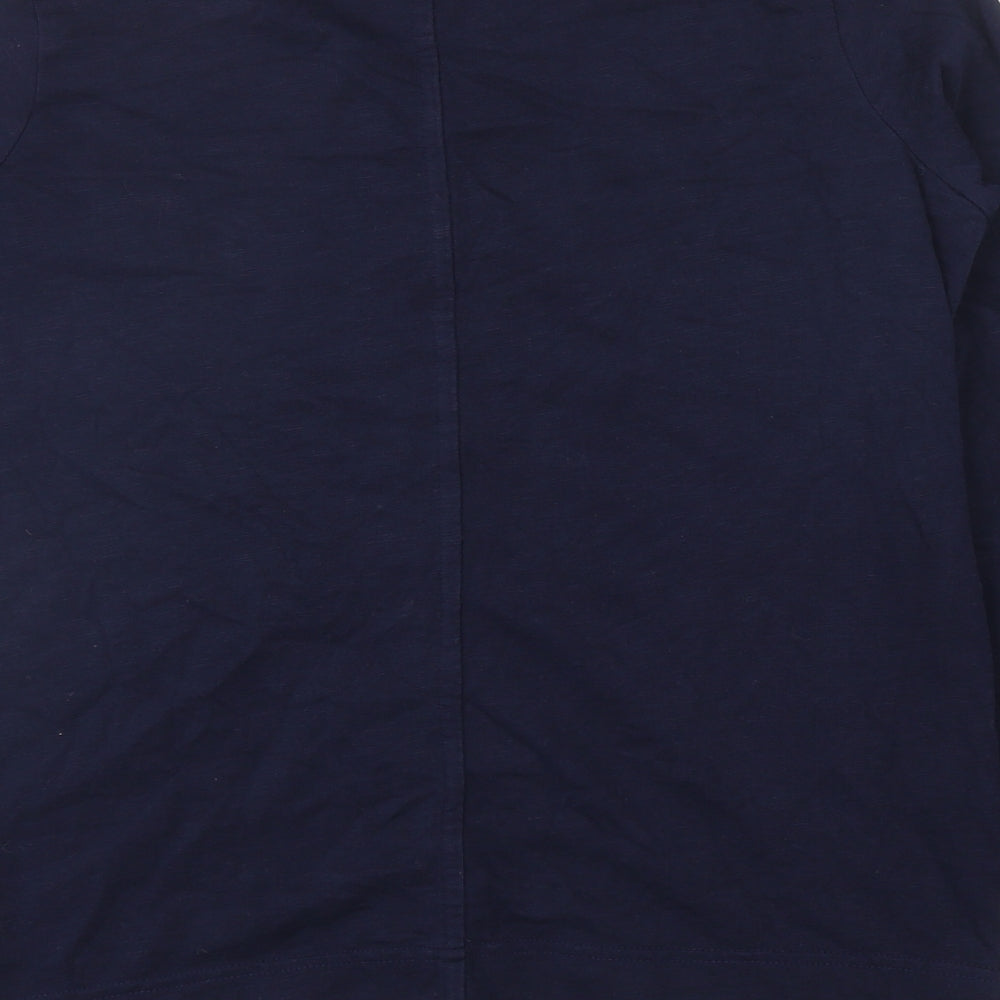 NEXT Womens Blue Cotton Jacket Size 8 Zip