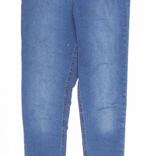 F&F Womens Blue Cotton Jegging Jeans Size 10 Regular