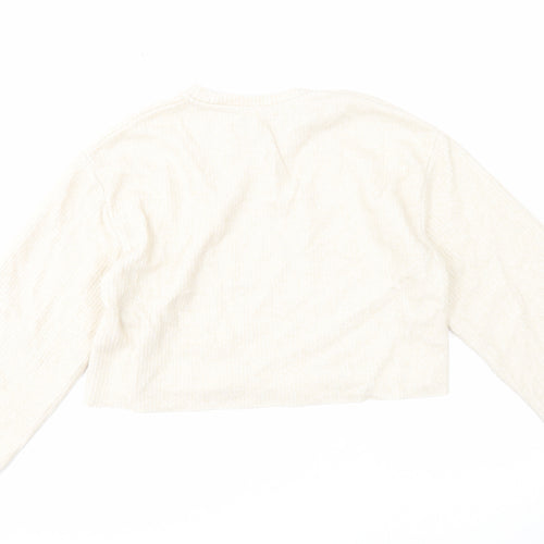 Clockhouse Womens Beige Viscose Pullover Sweatshirt Size XS Pullover