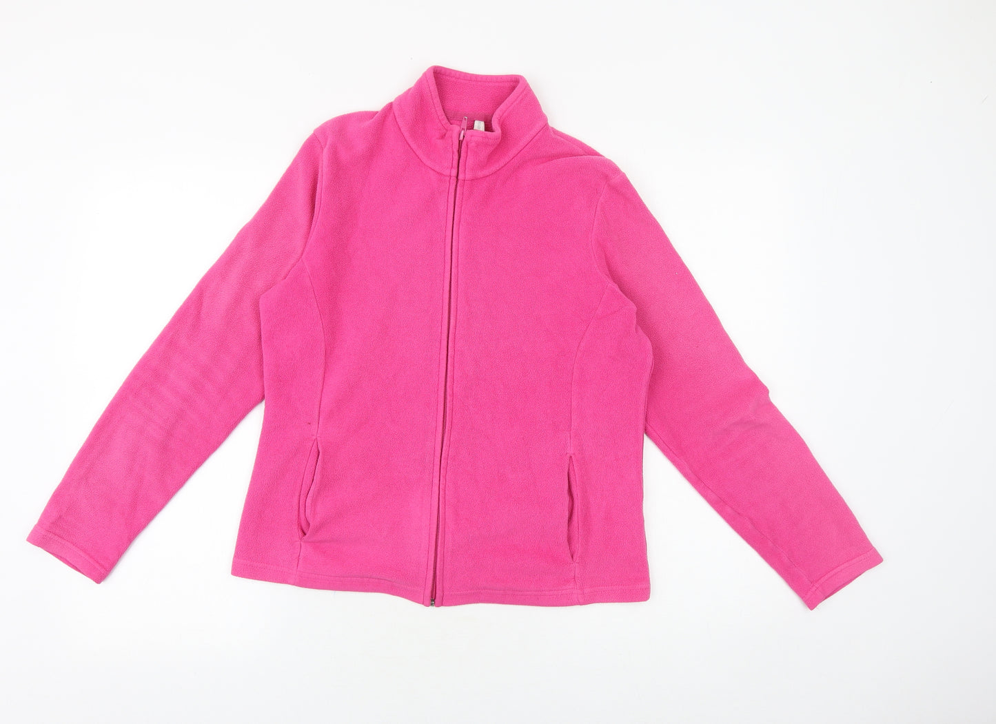 Marks and Spencer Womens Pink Jacket Size 12 Zip