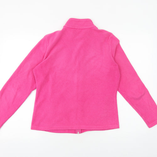 Marks and Spencer Womens Pink Jacket Size 12 Zip