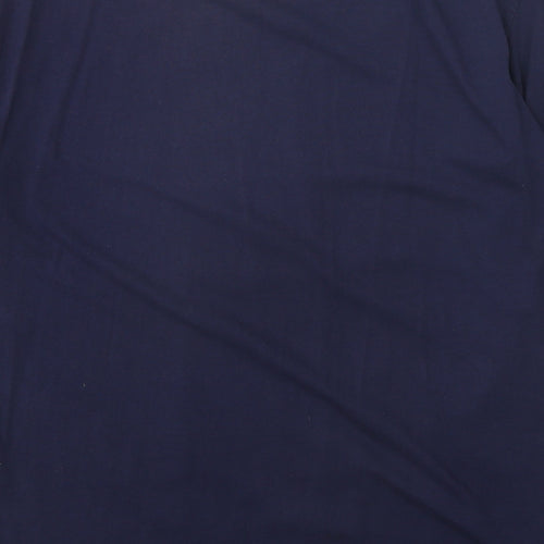Peter Storm Mens Blue Cotton T-Shirt Size M Crew Neck Push Lock - Alpine