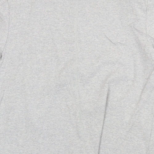 Peter Werth Mens Grey Cotton T-Shirt Size 2XL Round Neck Pullover