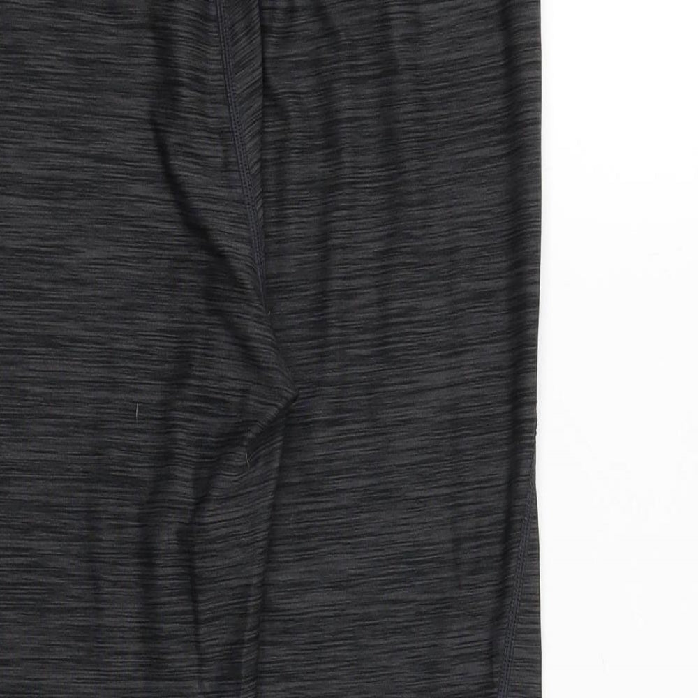 H&M Womens Grey Polyester Compression Leggings Size M Regular