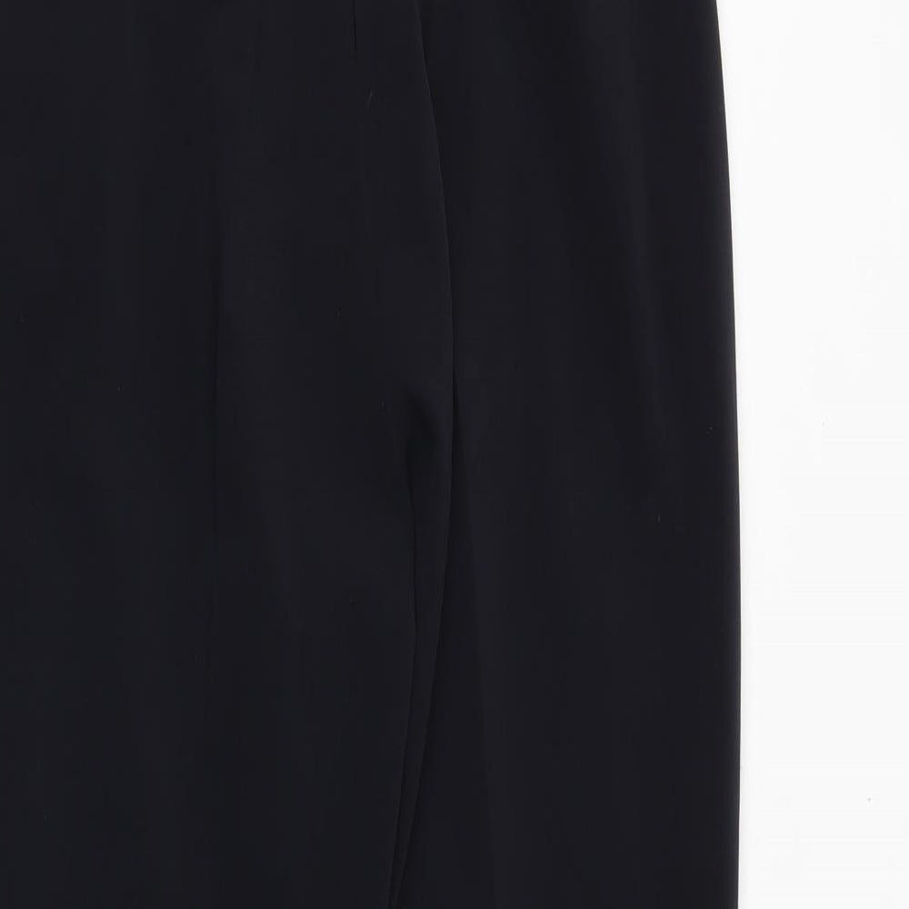 Gerry Weber Womens Blue Polyester Trousers Size 14 Regular Zip