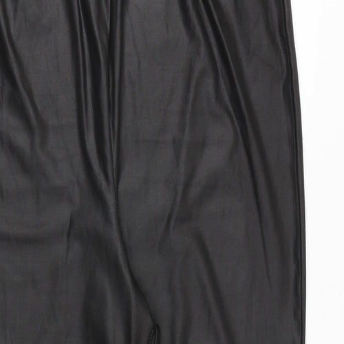 Boohoo Womens Black Polyester Harem Leggings Size 14 Regular