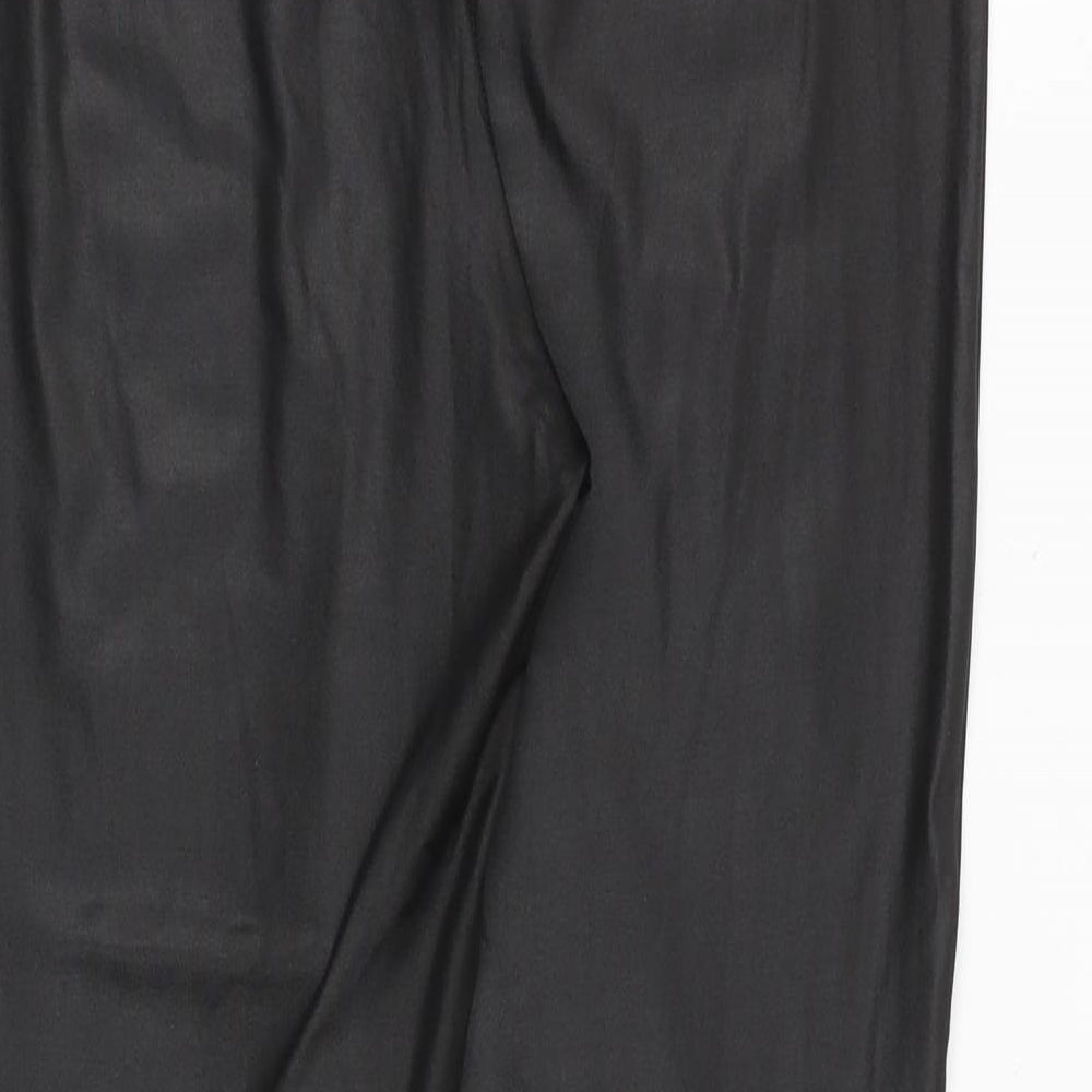 Boohoo Womens Black Polyester Harem Leggings Size 14 Regular