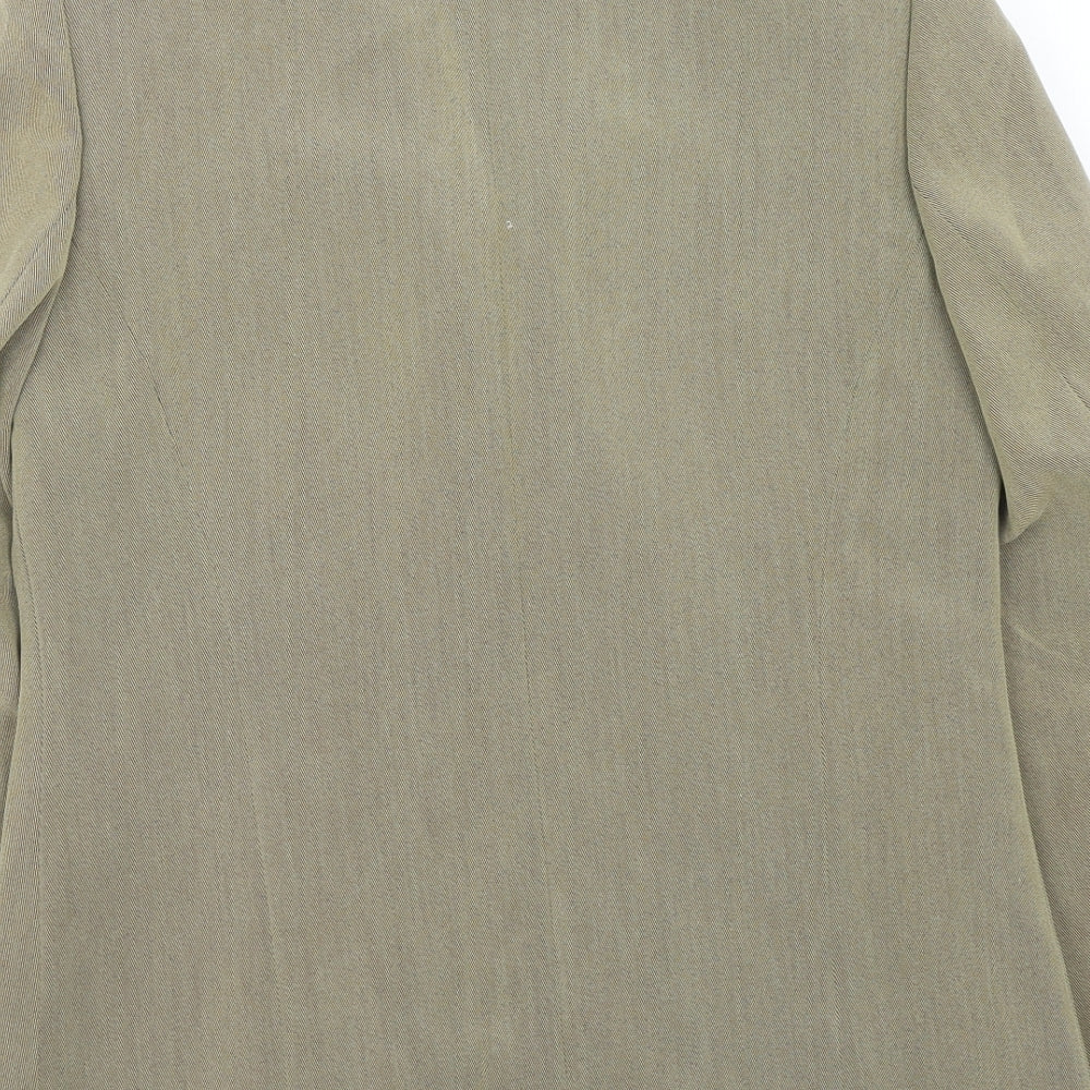 Gregory Pratt Womens Beige Polyester Jacket Size 10 Zip
