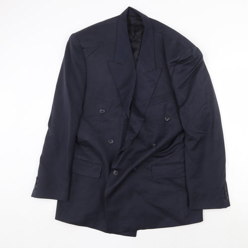 Ciesse Mens Blue Polyester Jacket Blazer Size 40 Regular