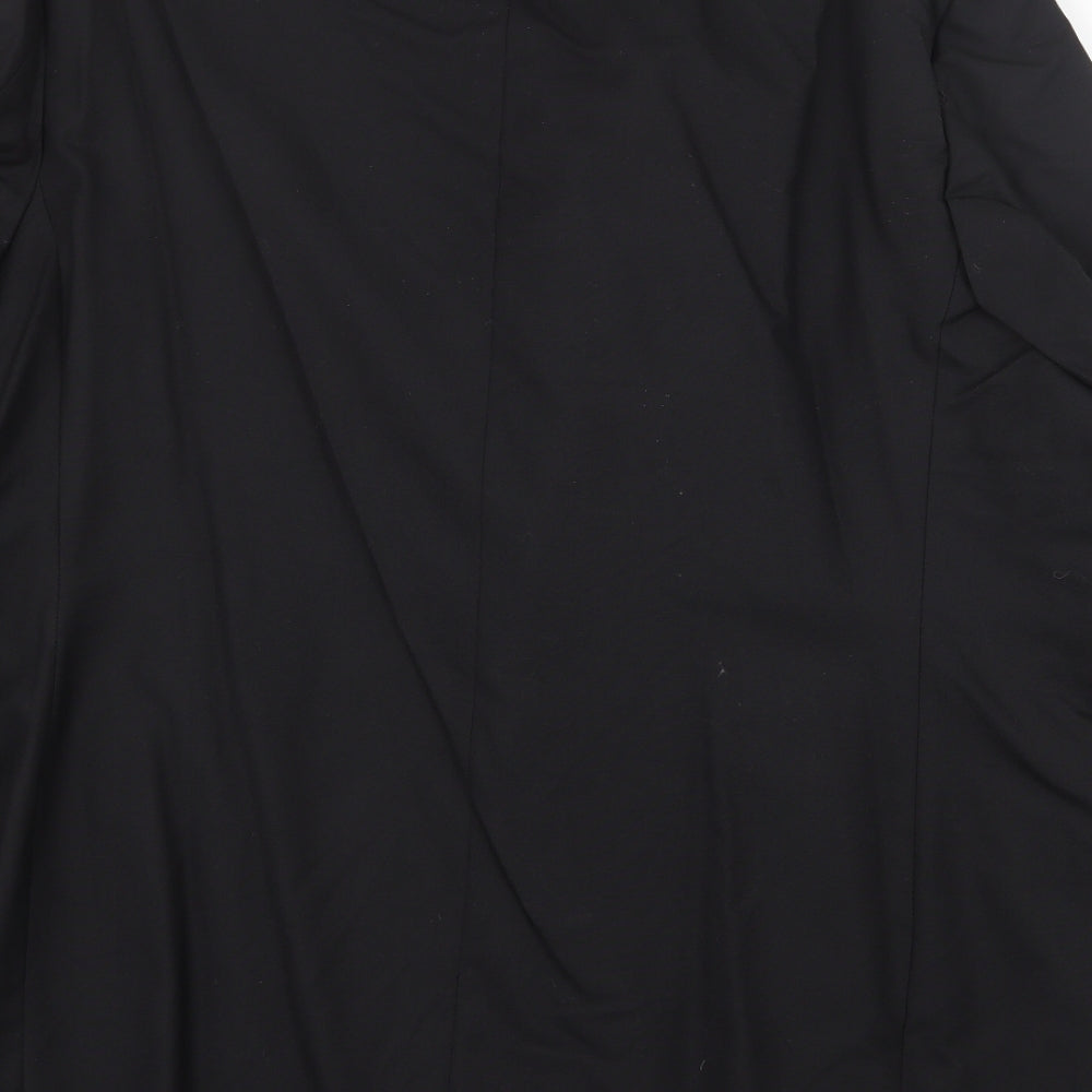 Charles Tyrwhitt Mens Black Wool Tuxedo Suit Jacket Size 48 Regular