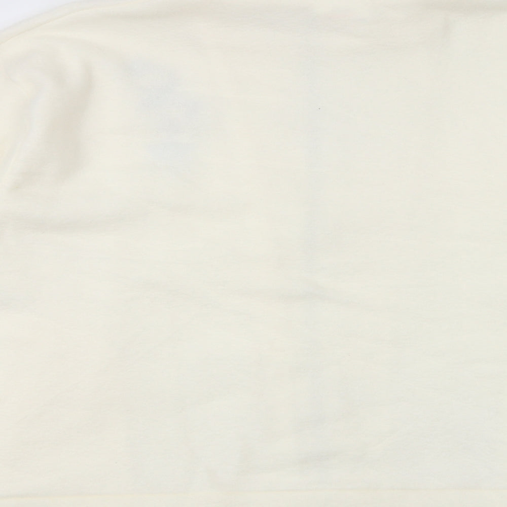 Anne de Lancey Womens Ivory Polyester Jacket Size L Zip
