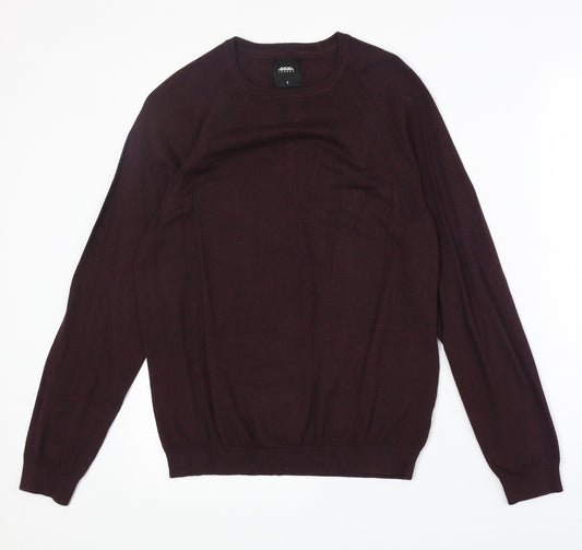 Burton Mens Red Cotton Pullover Sweatshirt Size S