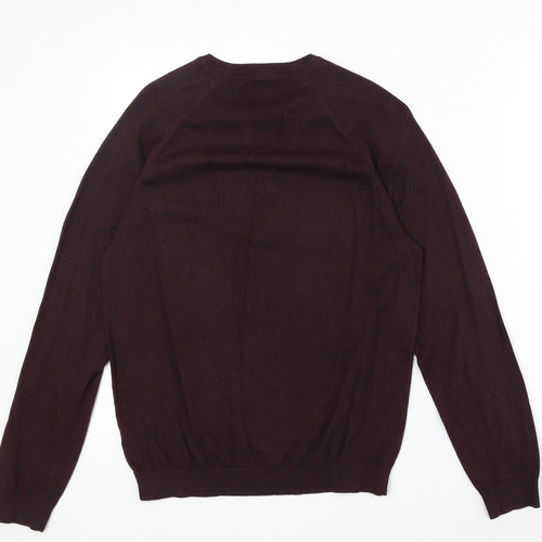 Burton Mens Red Cotton Pullover Sweatshirt Size S