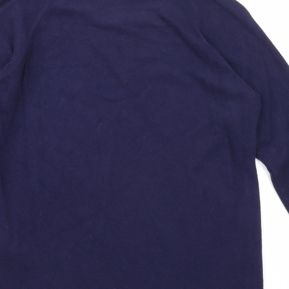 Uniqlo Womens Blue Acrylic Pullover Sweatshirt Size S Pullover