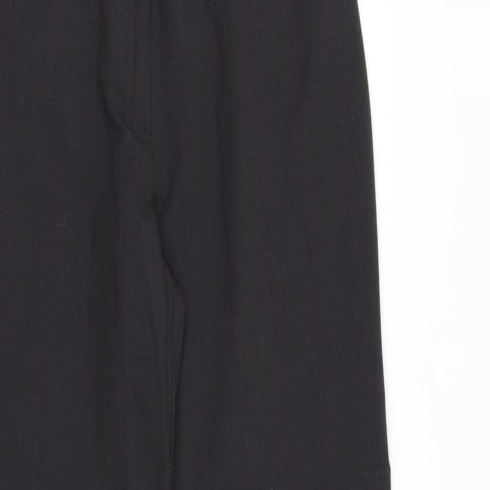NEXT Womens Grey Polyester Dress Pants Trousers Size 12 Regular Zip