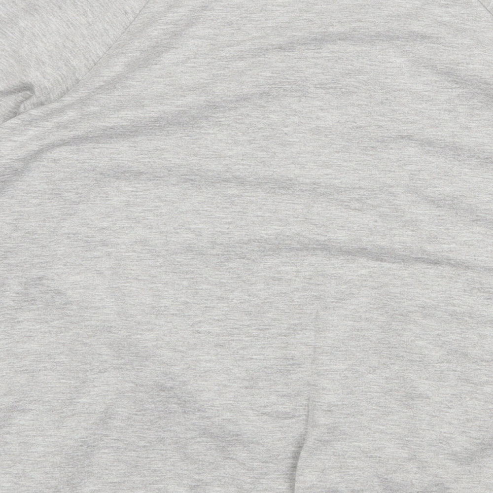 Xhilaration Womens Grey Geometric Polyester Pullover Sweatshirt Size L