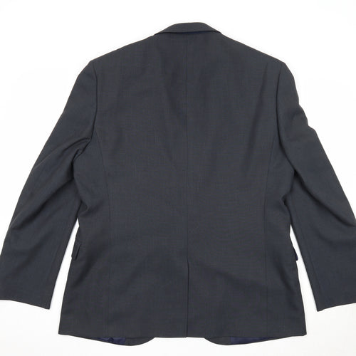 Taylor & Wright Mens Black Polyester Jacket Suit Jacket Size 44 Regular