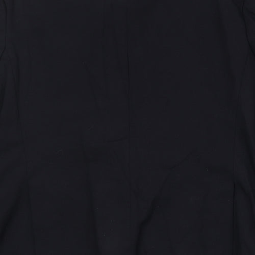The Label Mens Blue Wool Jacket Blazer Size 44 Regular