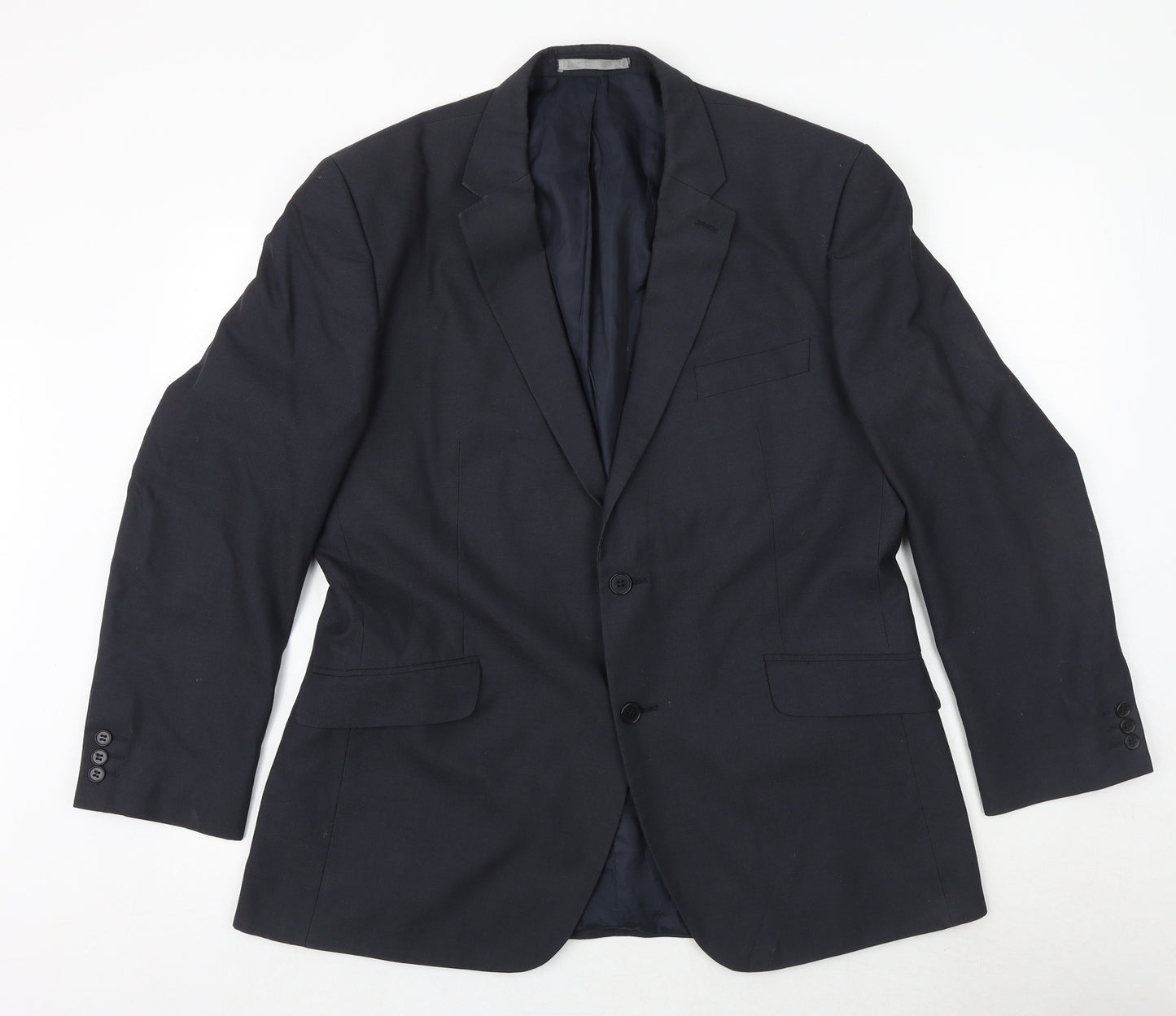Burton Mens Grey Polyester Jacket Suit Jacket Size 44 Regular
