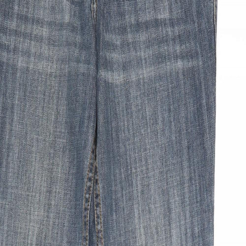 O'Neill Womens Blue Cotton Straight Jeans Size 26 in Regular Zip
