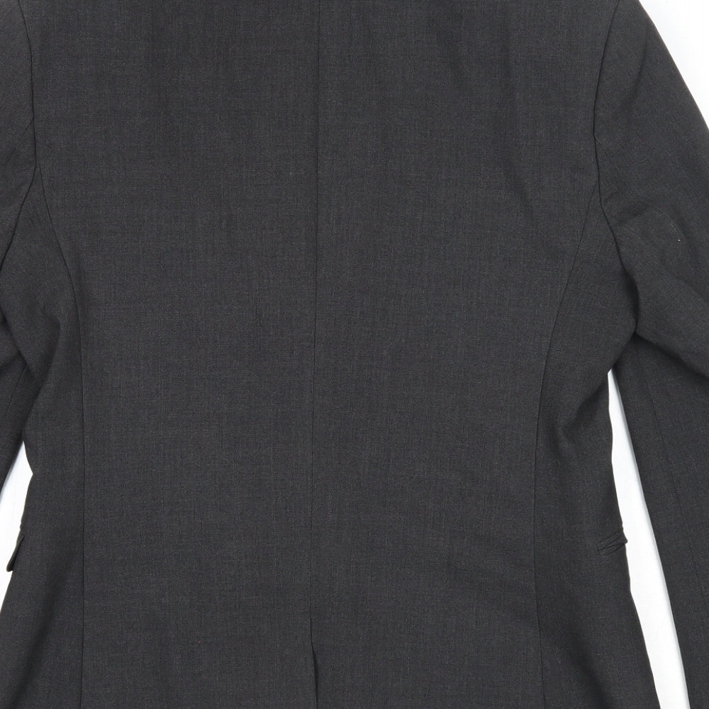 ASOS Mens Black Polyester Jacket Suit Jacket Size 42 Regular