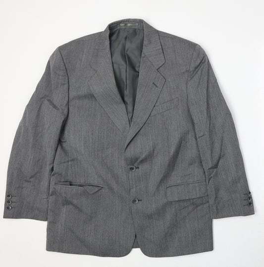 West Brook Mens Grey Wool Jacket Suit Jacket Size 40 Regular