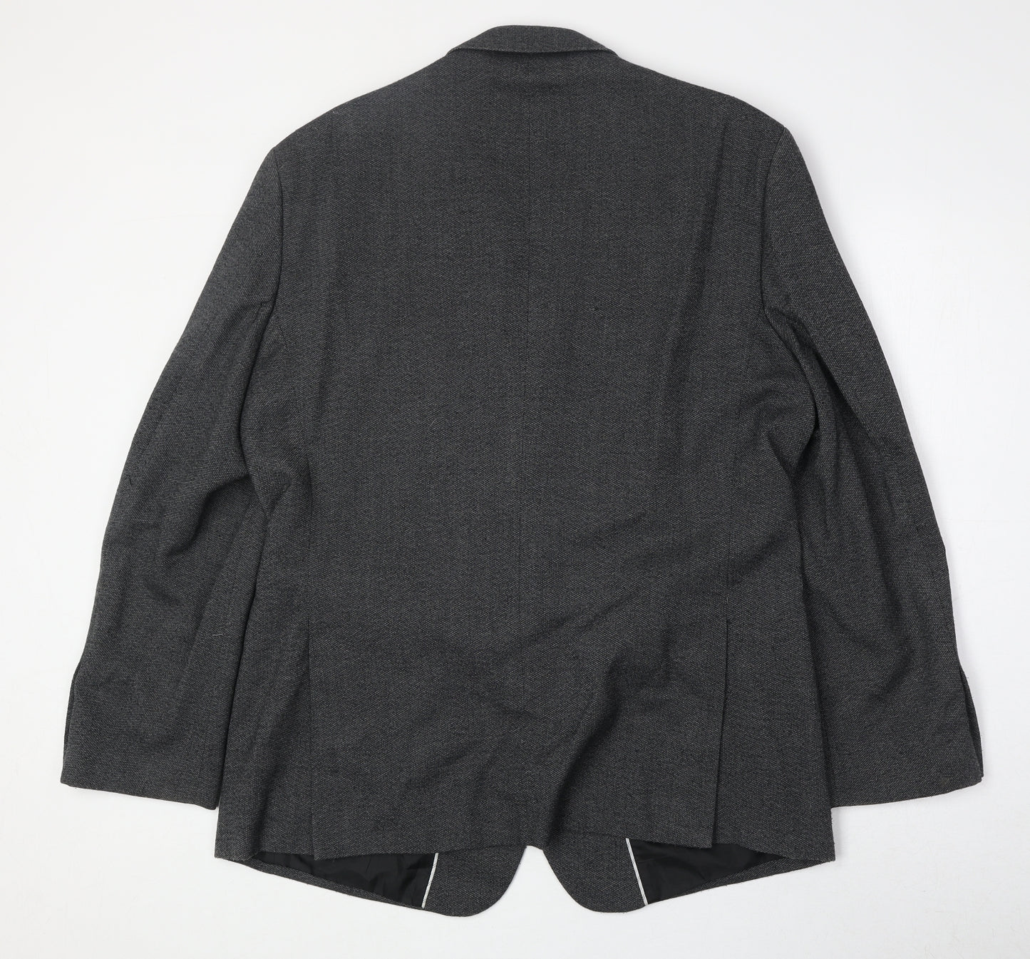 Charlton Gray Mens Grey Polyester Jacket Suit Jacket Size 44 Regular