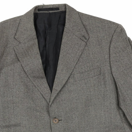 Marks and Spencer Mens Brown Wool Jacket Suit Jacket Size 44 Regular