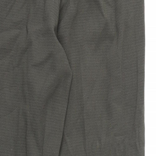 H&M Womens Green Polyester Chino Trousers Size 8 Regular