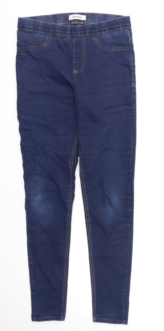Garfield & Marks Womens Blue Cotton Jegging Jeans Size 10 Regular