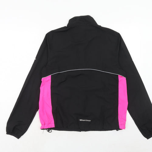 Karrimor Womens Black Polyester Jacket Size 10 Zip