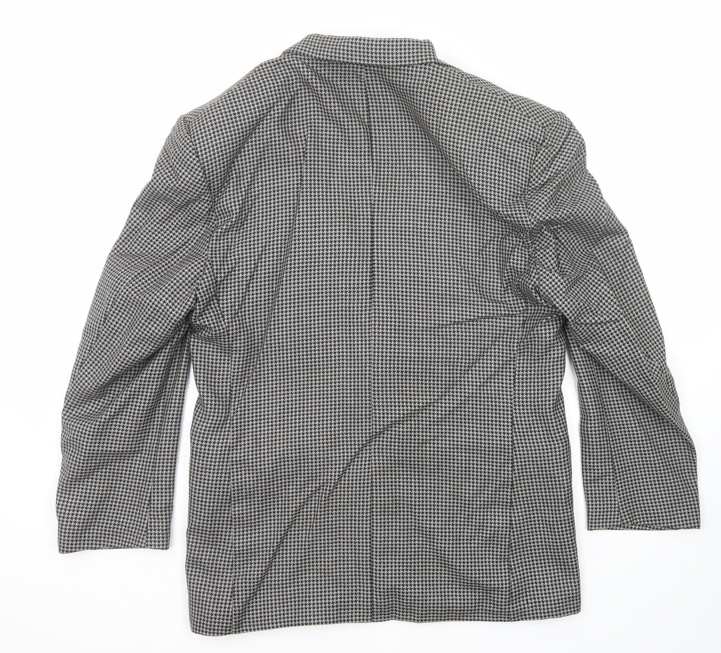 Ciro Citterio Mens Black Wool Jacket Suit Jacket Size 40 Regular