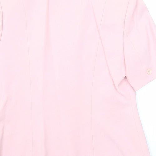 Alexon Womens Pink Acetate Jacket Suit Jacket Size 10 Button