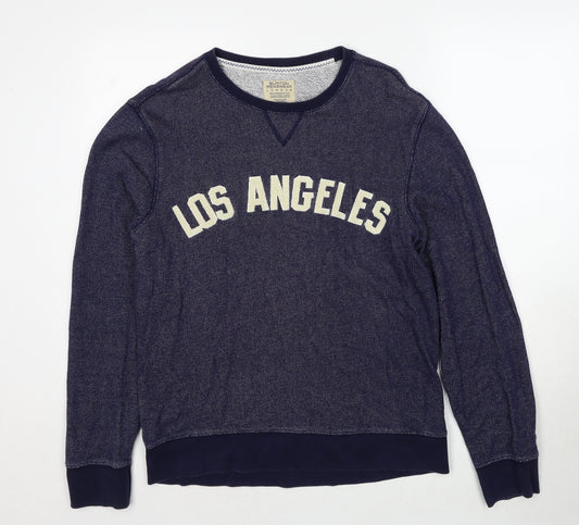 Burton Mens Blue Cotton Pullover Sweatshirt Size M - Los Angeles