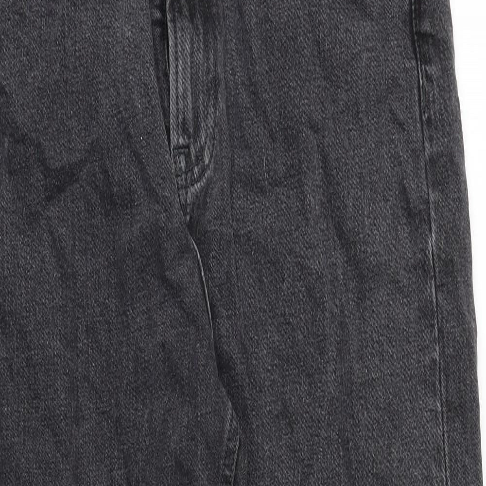 Tommy Hilfiger Mens Grey Cotton Straight Jeans Size 32 in Regular Zip