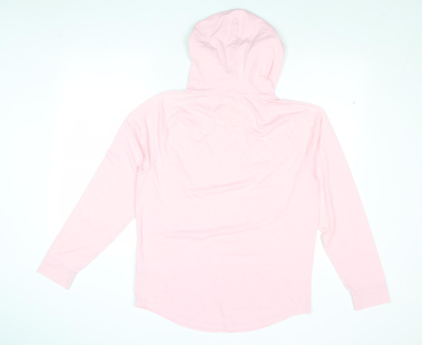 Hollister Womens Pink Cotton Pullover Hoodie Size M Pullover