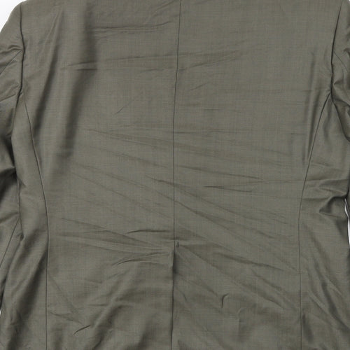 Ted Baker Mens Grey Wool Jacket Suit Jacket Size 36 Regular