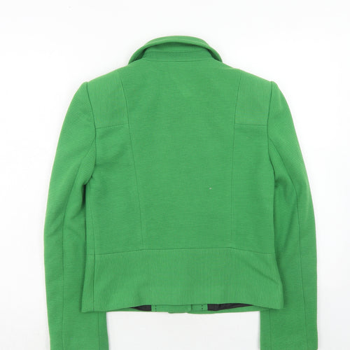 Marks and Spencer Womens Green Jacket Blazer Size 8 Button