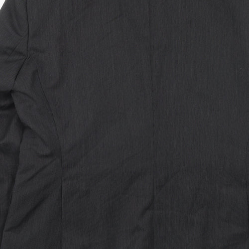 Jeff Banks Mens Grey Wool Jacket Suit Jacket Size 40 Regular