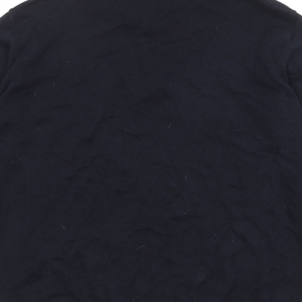 NEXT Mens Multicoloured Collared Argyle/Diamond Cotton Pullover Jumper Size L Long Sleeve