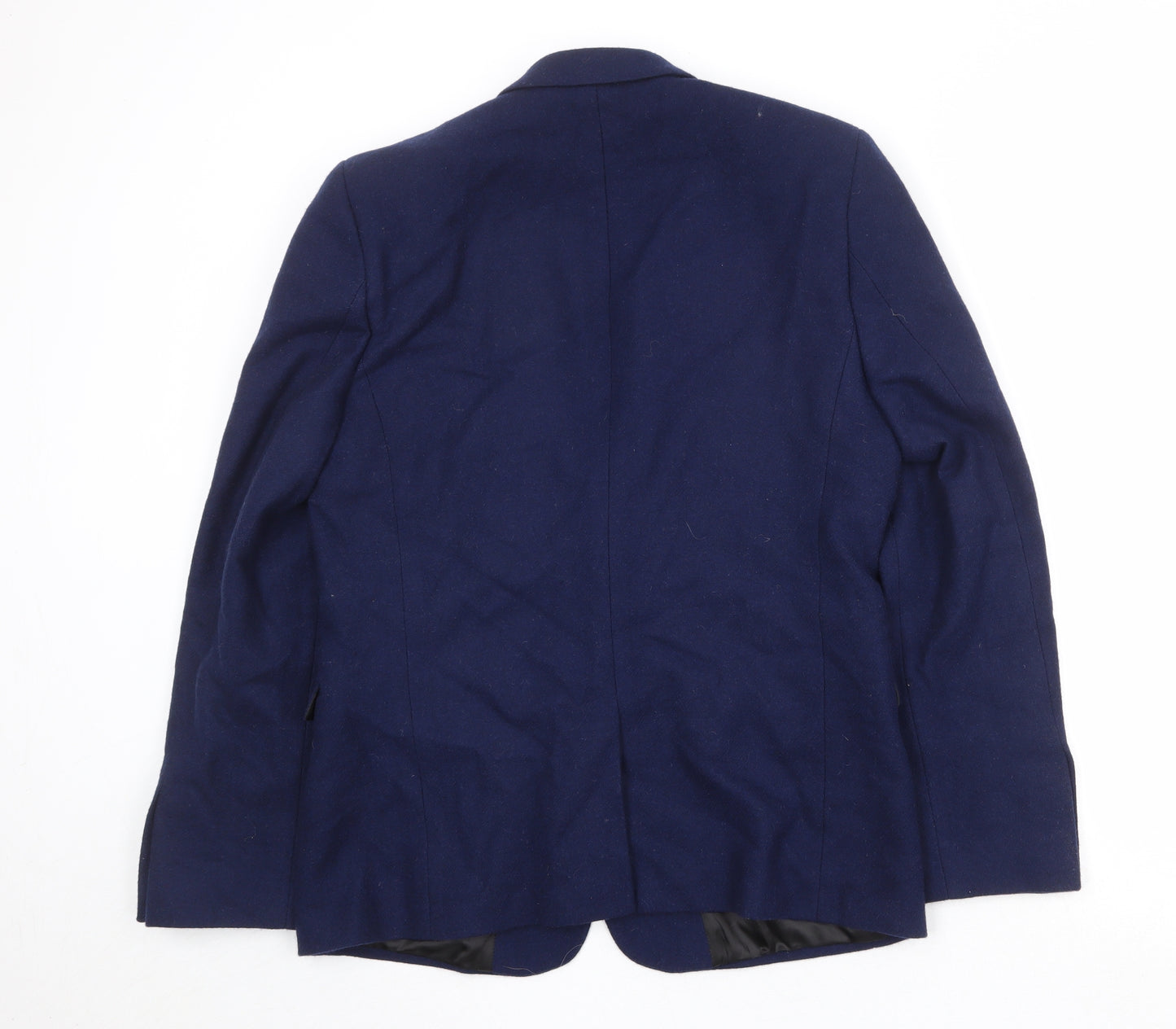 ASOS Mens Blue Wool Jacket Suit Jacket Size 42 Regular
