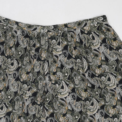 Bonmarché Womens Multicoloured Paisley Polyester Swing Skirt Size 20