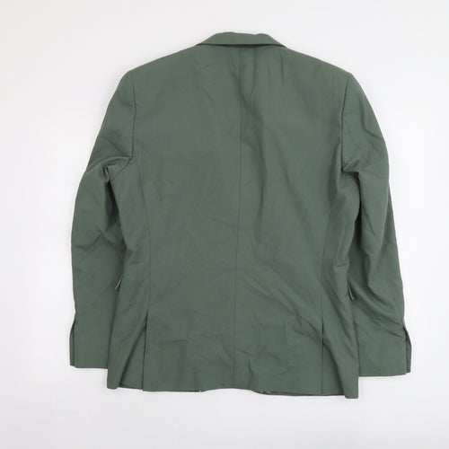 NEXT Mens Green Polyester Jacket Suit Jacket Size 42 Regular