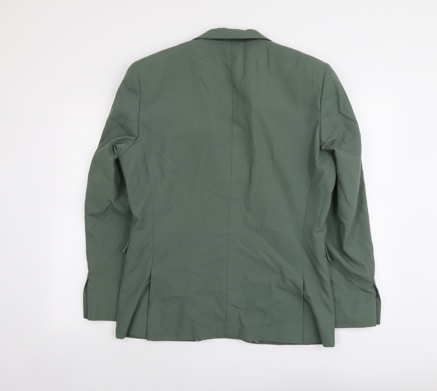NEXT Mens Green Polyester Jacket Suit Jacket Size 42 Regular