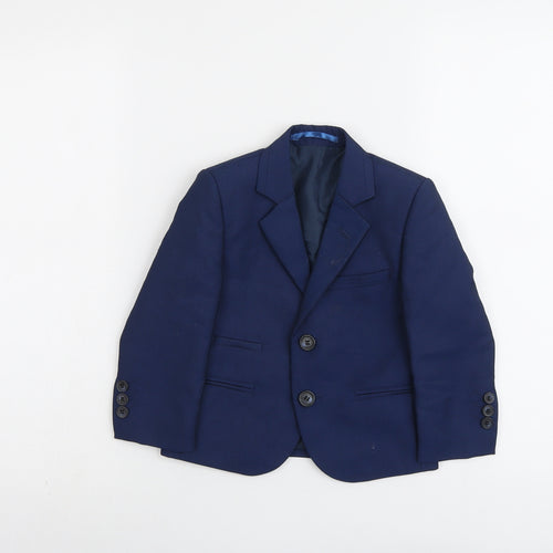Creon Previs Boys Blue Jacket Blazer Size 2 Years Button