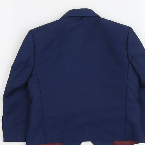 Creon Previs Boys Blue Jacket Blazer Size 2 Years Button